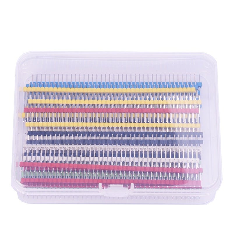 Cylewet 30Pcs 40 pin Breakable Pin Header 2.54mm Single Row Male Header Connector Kit PCB Pin Strip for Arduino (Pack of 30) CYT1006 - Image 3